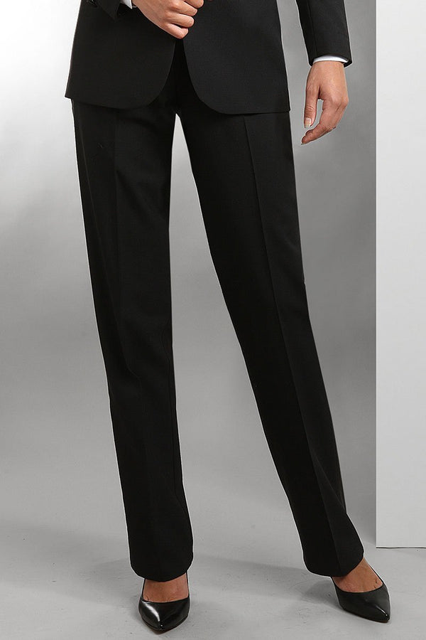 Womens Ivory Tuxedo Trouser In Ivory  The Dessy Group