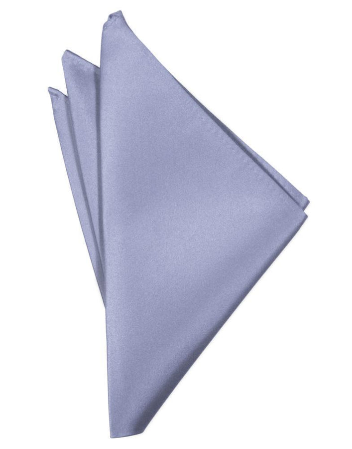 Cardi Periwinkle Luxury Satin Pocket Square